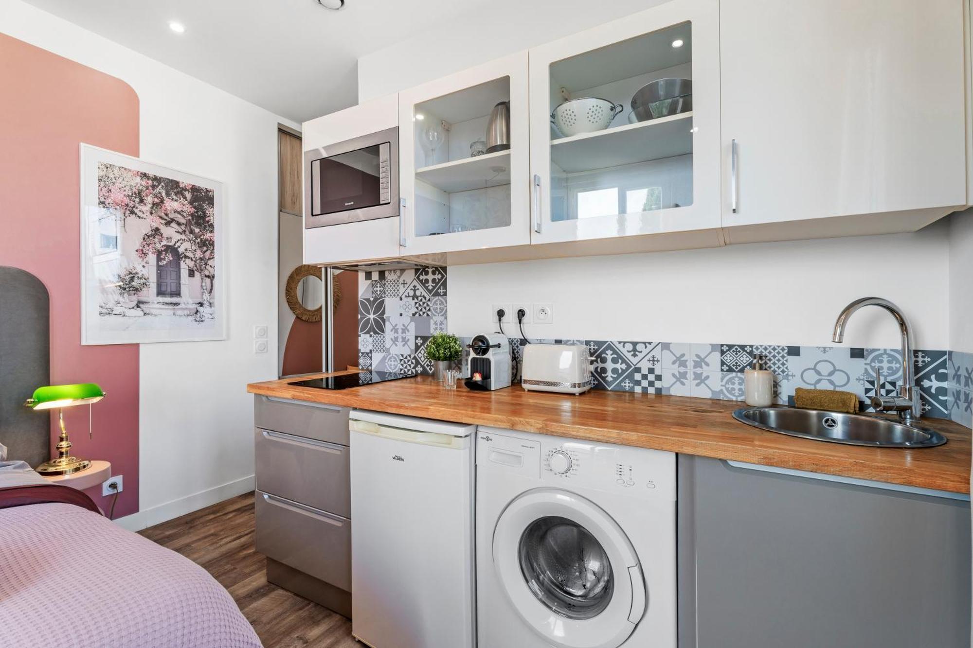 Nice Renting - Cambrai03 - Seaside Studio On The Promenade Des Anglais ภายนอก รูปภาพ